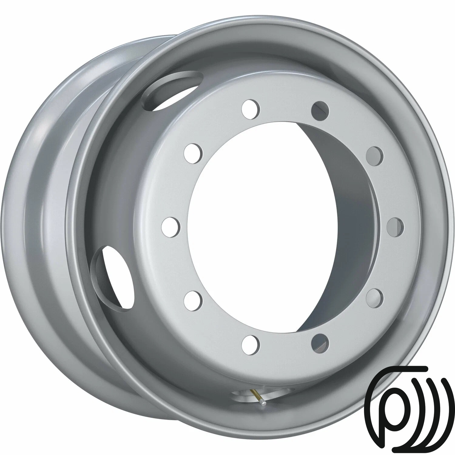 грузовой диск accuride wheels kronprinz rzb36672oe 9*22.5 10*335 et175 d281 5000 кг