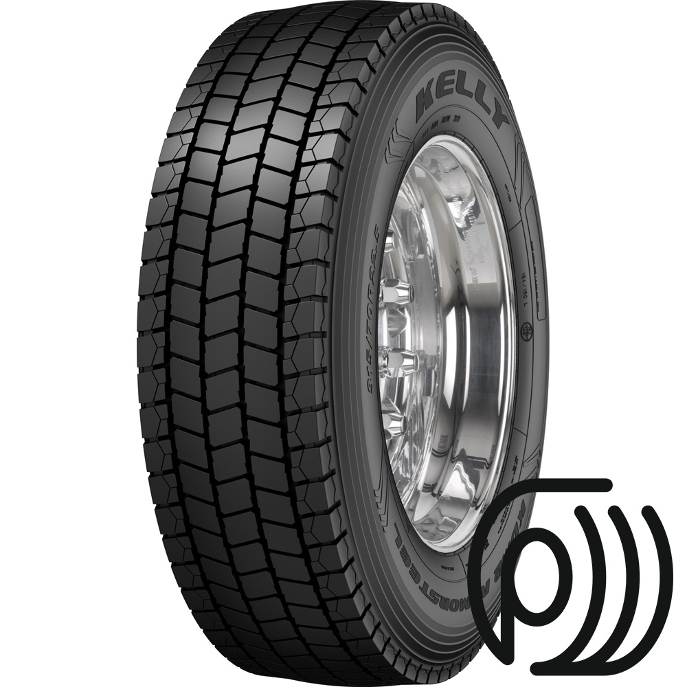 грузовые шины kelly armorsteel kdm2 315/80 r22.5 156l/114m 3psf ведущая 