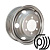 грузовой диск asterro m18ds32 6,75x17,5 6x245 et 127 dia 202
